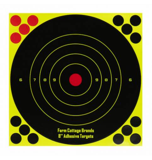 Farm Cottage Brands - 8" adhesive Shoot-N-C Splatter Targets (Pack of 25)