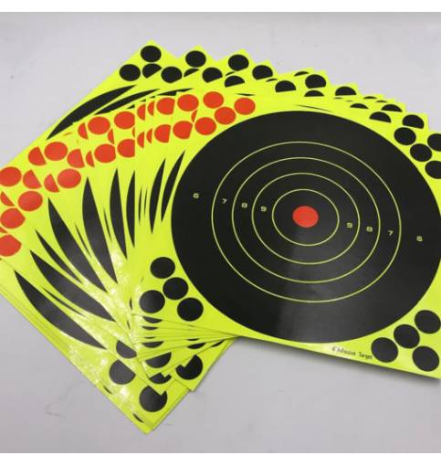 Farm Cottage Brands - 8" adhesive Shoot-N-C Splatter Targets (Pack of 25)