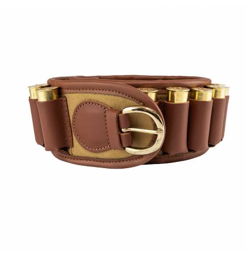 Jack Pyke Canvas Cartridge Belt - Fawn (12 Gauge)