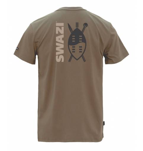 Swazi Reverse Shield T-Shirt - Olive