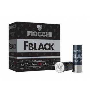 Fiocchi FBLACK Sporting12GA - 28GR - 8 Shot - Plastic (Box of 25)