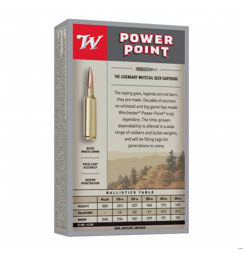 Winchester 308Win POWER POINT 150gr - Box of 20