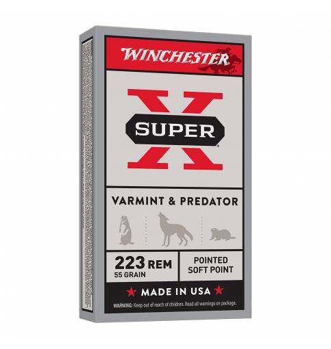 Winchester 223Rem POWER POINT 55gr - Box of 20