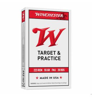 Winchester 223Rem FMJ 55gr - Box of 20