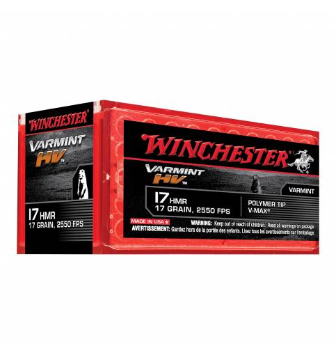 Winchester .17HMR Varmint 17gr HV - Box of 50