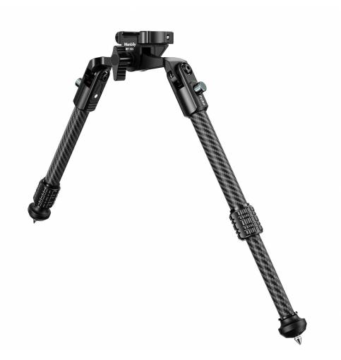 Manbily BP-105 Carbon Fibre Hunting Bipod &ndash; Picatinny Rail